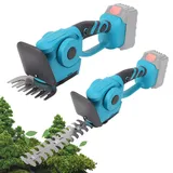 Grasschere für Makita Akku, 21V Rasenkantenschneider Akku Rasentrimmer Heckenschere Cordless Rasenmäher mit Grasscherenmesser und Strauchscherenmesser, ohne Akku ohne Ladegerät