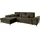 OTTO home Ecksofa OTTO HOME "Costello L-Form, B: 301 cm mit Sitztiefen-, Armteilverstellung &", grün (oliv), B:301cm H:89cm T:176cm, 100% Polyester;Samtoptik (100% Polyester), Sofas, Ecksofa, 3 Nierenkissen, optional Bettfunktion & Bettkasten, Topseller