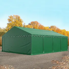 TOOLPORT Lagerzelt 5x8 m Dunkelgrün