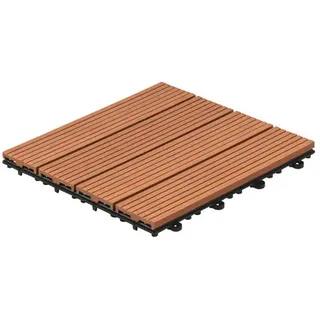 Home Deluxe WPC Bavaro hellbraun 30 x 30 x 2,2 cm