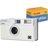 KODAK EKTAR H35 Halbformat-Filmkamera (Off-White, Bündel mit 24 Aufnahmen)