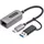 Startech USB-C auf USB-A Adapter 0,15 m Grau