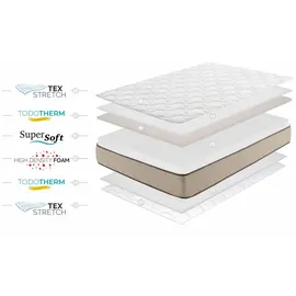 Moonia Bamboo Fresh 21cm Matratze, 80x190cm Moonia