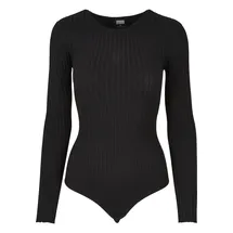 URBAN CLASSICS Langarmbodie Schwarz XXL