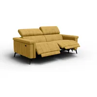 RELAXSOFA NORDEL 3-Sitzer, senfgelb