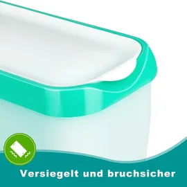DASIAUTOEM Eisbehälter grün 1,5 l 2-teiliges Set