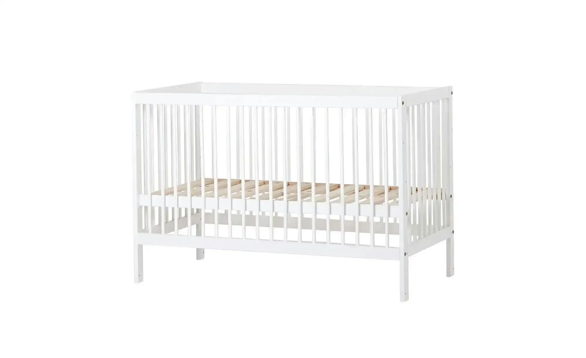 Hoppekids Babybett   , weiß , Maße (cm): B: 65,4 H: 83