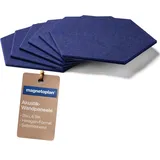 Magnetoplan Akustik-Wandpaneele blau 6 St. 37 x 32 cm