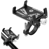 Vigcebit Fahrradträger Handyhalterung - Stoßfester Handyhalter für Fahrrad | Stabiler Roller-Telefonclip Geeignet für Mobiltelefone mit Einer Breite von 5,8 bis 9,5 cm