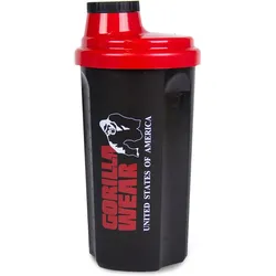 Shaker - 700ML - Schwarz/Rot One Size