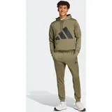 adidas Trainingsanzug ADIDAS SPORTSWEAR "M BL FT HD TS", Jungen, Gr. XXL, grün (olive strata), Obermaterial: 100% Polyester, Sportanzüge Trainingsanzug, aus weichem French-Terry-Material, Hoodie