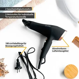 First Austria Haartrockner 2200 W schwarz-rosé
