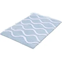 KLEINE WOLKE Piana Stahlblau 70 x 120 cm