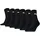 Short Sportsocken 6er Schwarz 35-38