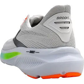 Brooks Ghost 17 Herren White/Pink Clay/Gecko 43