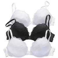 PETITE FLEUR Push-up-BH schwarz 70C