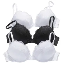 PETITE FLEUR Push-up-BH schwarz 70C
