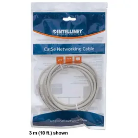 Intellinet Network Solutions Intellinet RJ45 Netzwerkkabel, Patchkabel CAT 6 U/UTP m Grau