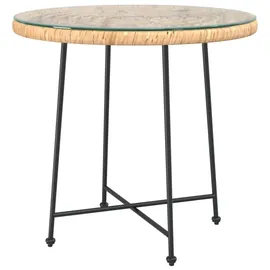 vidaXL Bistrotisch Ø 80 x 10 cm Braun