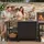 casa.pro Outdoorset Bolognano Standregal und Schrank Schwarz, matt