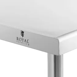 Royal Catering Edelstahl-Arbeitstisch - ECO - 200 x 60 cm - 95 kg -