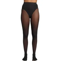 Calvin Klein Strumpfhosen Tight French Cut Shaper 40 DN Schwarz Medium Damen