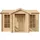 TIMBELA Spielhaus M520 Beige Holz