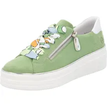 REMONTE Damen D1C06 Sneaker Low, Grün, 41 EU