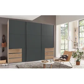 WIMEX Schwebetürenschrank Level by fresh to go 300 x 236 x 65 cm Beige/Grau