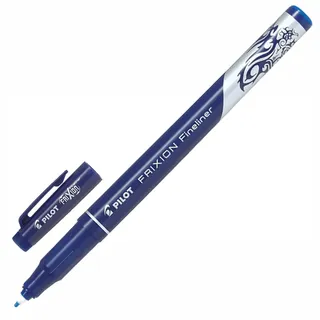 Pilot Fineliner FRIXION blau - Polyacetat-Spitze 1,3 mm - Radierbar durch Reibung - Ergonomischer Griff - Schulen & Freizeit