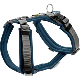 Hunter Maldon Up Hundegeschirr Petrol/Grau M-L