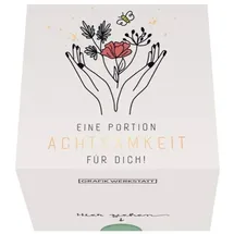 Grafik-Werkstatt Message in a Box | Geschenkidee | 30 Kärtchen zum abreissen | Eine Portion Achtsamkeit