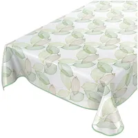 ANRO Wachstuchtischdecke Wachstuch Wachstischdecke Tischdecke abwaschbar Abstrakt Stimmung Laub