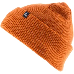 Wintermütze Hermit Rip Grob Strickmütze Unisex Beanie Mütze Merino Wolle orange No Size