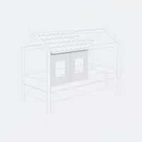 Paidi Fensterpaneel Tiny House 2er Set Dekor Weiß