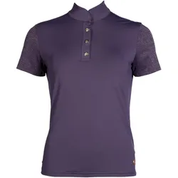 Damen T-Shirt Lavender Bay Uni in Dunkellila XL