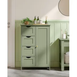 VASAGLE Badezimmerschrank 30 x 55 x 82 cm Grün