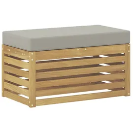vidaXL Hocker Bank 80 x 43 x 45 cm Grau