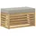 vidaXL Hocker Bank 80 x 43 x 45 cm Grau