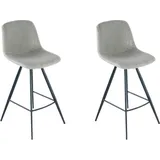Kayoom »Barstuhl Samantha 325 2er-Set, 2er-Set Barhocker« (Set) 2 Stk.schlicht, bequem, niedrige Rückenlehne, zeitloses Design