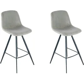 Kayoom »Barstuhl Samantha 325 2er-Set, 2er-Set Barhocker« (Set) 2 Stk.schlicht, bequem, niedrige Rückenlehne, zeitloses Design