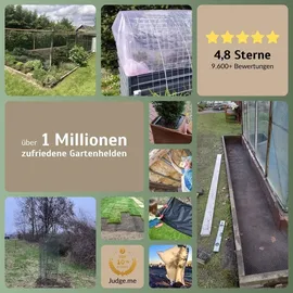 Haga® Schattiernetz Sichtschutznetz Gewächshaus- netz HaGa 60% 2m Höhe (Meterware)