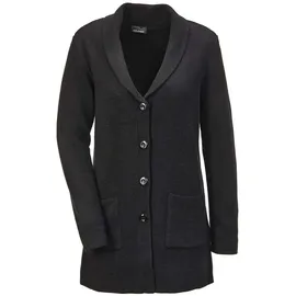 GOLDNER Kurzgröße Kuschelweiche Strickjacke Schwarz 21