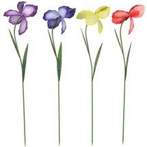 Karlie Gartenstecker Iris Metall 23 x 94 cm Blau/Mehrfarbig