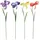 Karlie Gartenstecker Iris Metall 23 x 94 cm Blau/Mehrfarbig