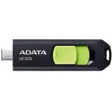 A-Data ADATA UC300 USB-C schwarz/grün 32GB, USB-C 3.0 (ACHO-UC300-32G-RBK/GN)