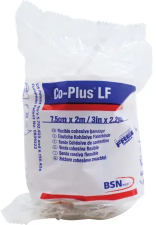 Bsn Medical Co-Plus Kohäsive Fixierbinde Latexfrei 7,5cm x 4,5m Hautfarbe 1 Stück (7210017)