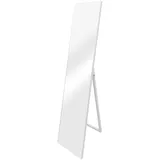 Standspiegel Barletta 150x35 cm neigbar Weiß [en.casa]