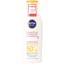 NIVEA Sun Solar Anti-allergies Sensitive Spf50+ Milch Sonnenschutz 200 ml 