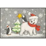 Wash+Dry Polar Friends 50 x 75 cm Mehrfarbig